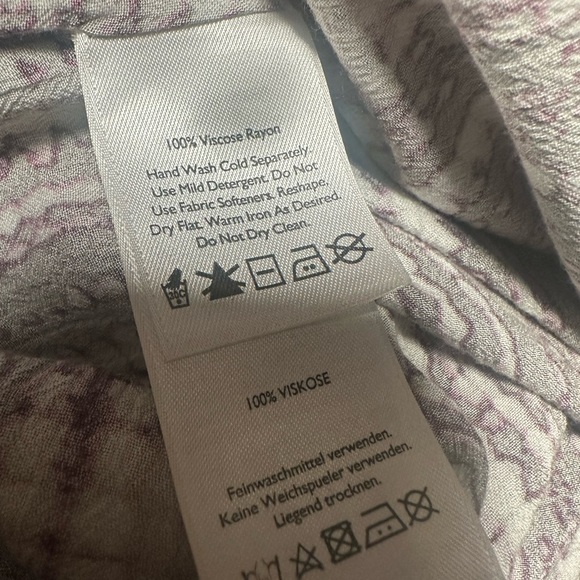 Eddie Bauer cap sleeve mid length tie waist dress size petite 2 EUC - Picture 4 of 4